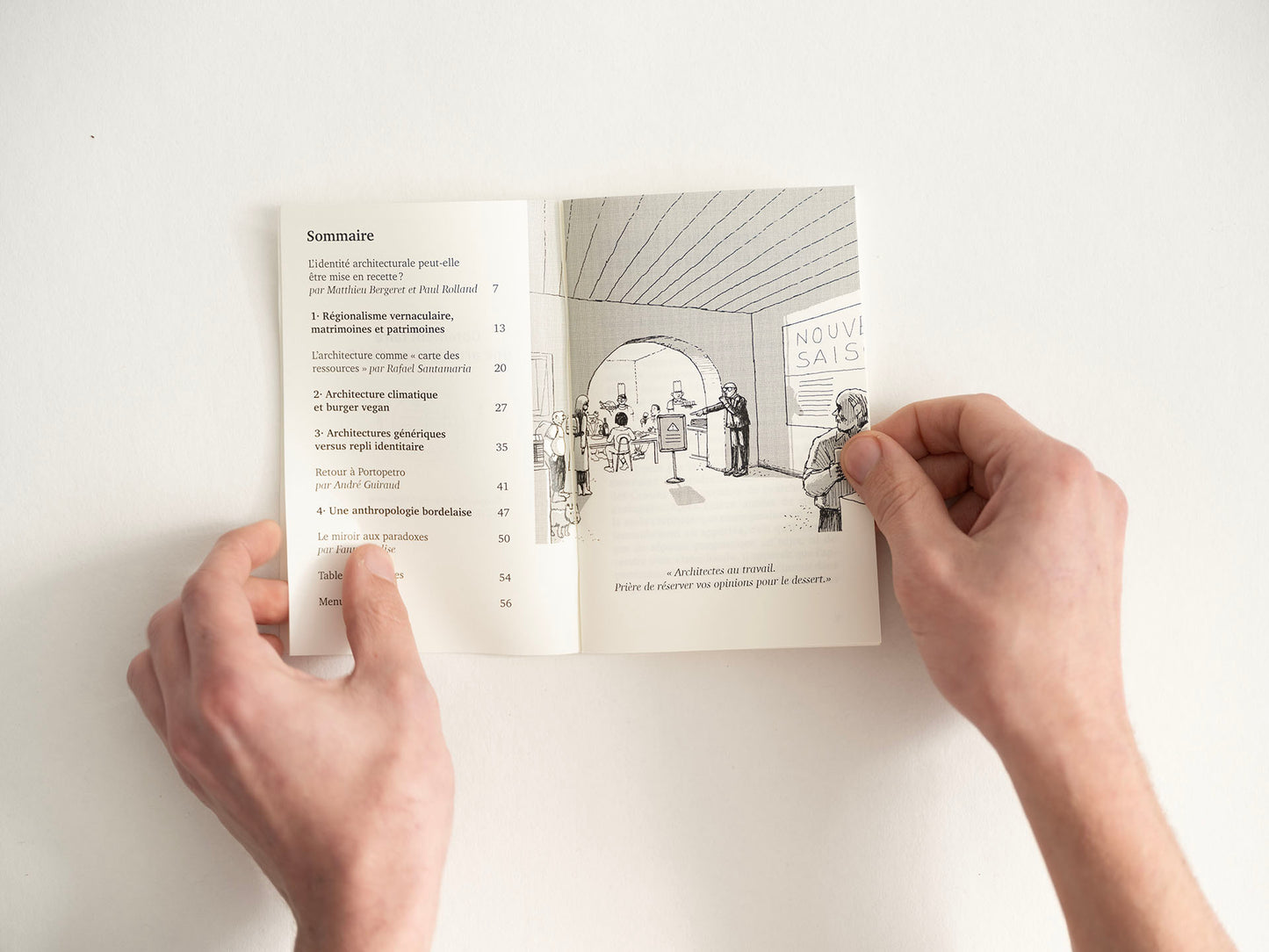 Comment faire une architecture d'ici ?