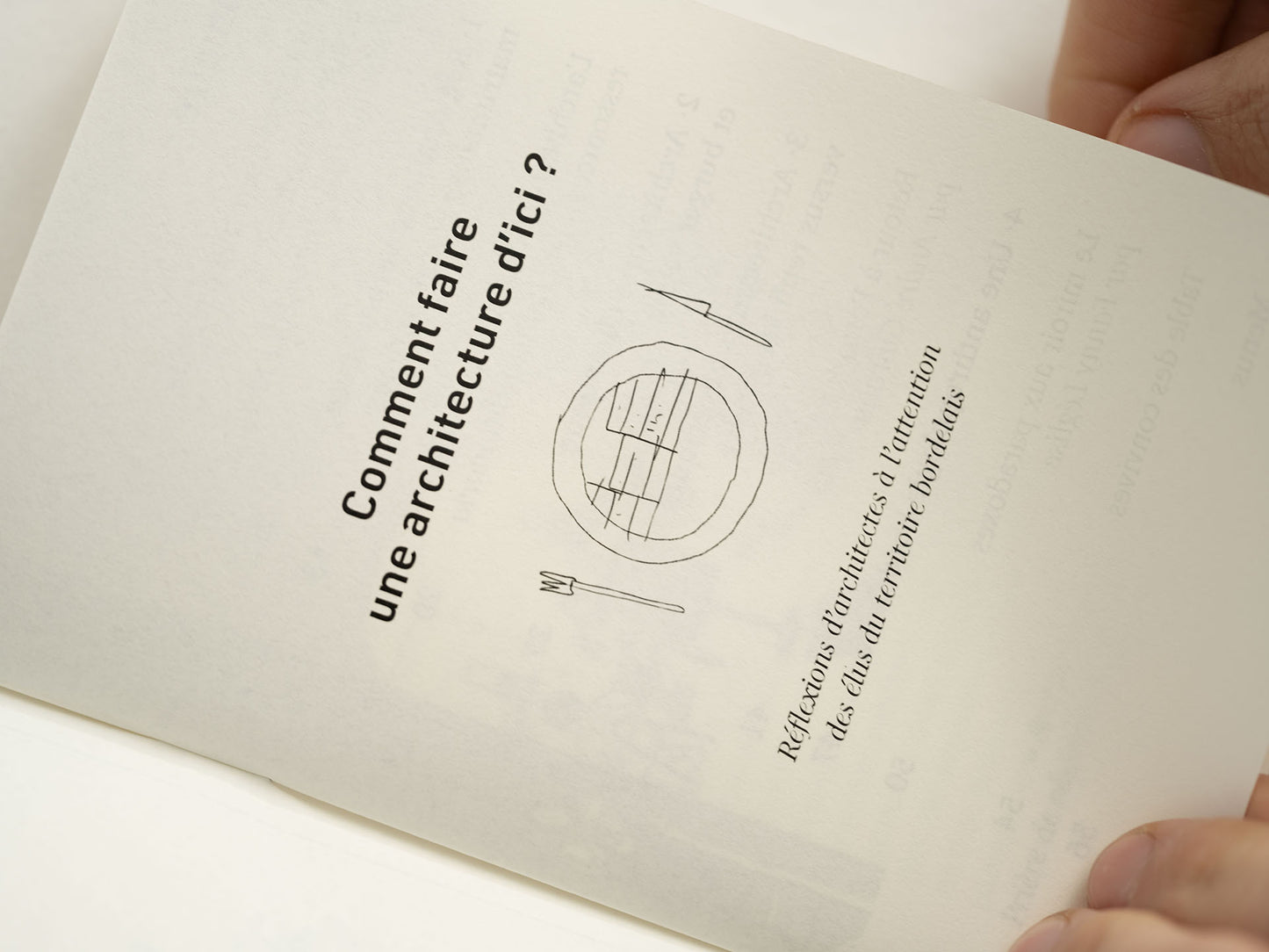 Comment faire une architecture d'ici ?